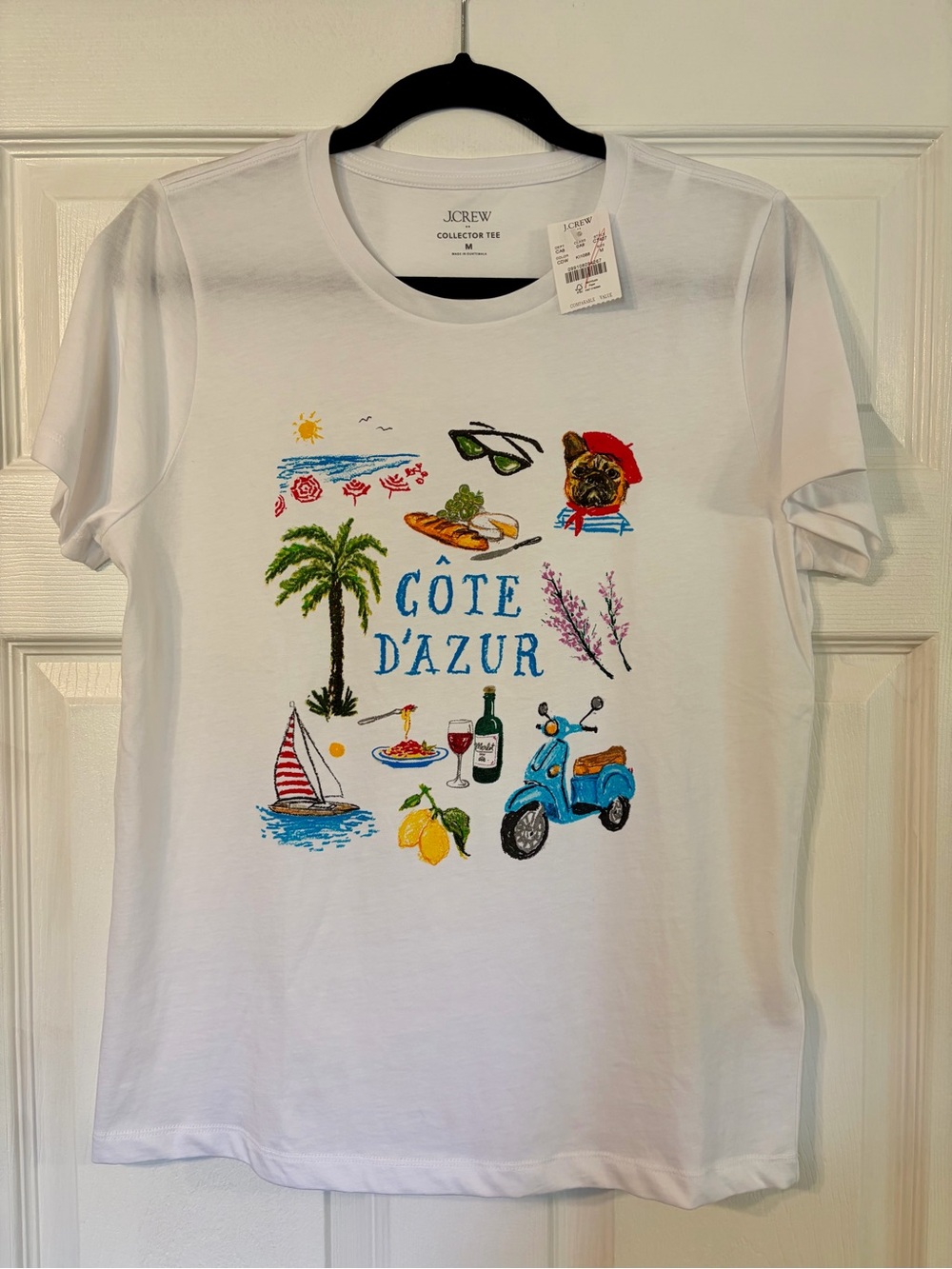 J. Crew Factory Cote D'Azur Graphic Tee